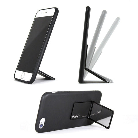 A phone stand that can hold your phone horizontally or vertically